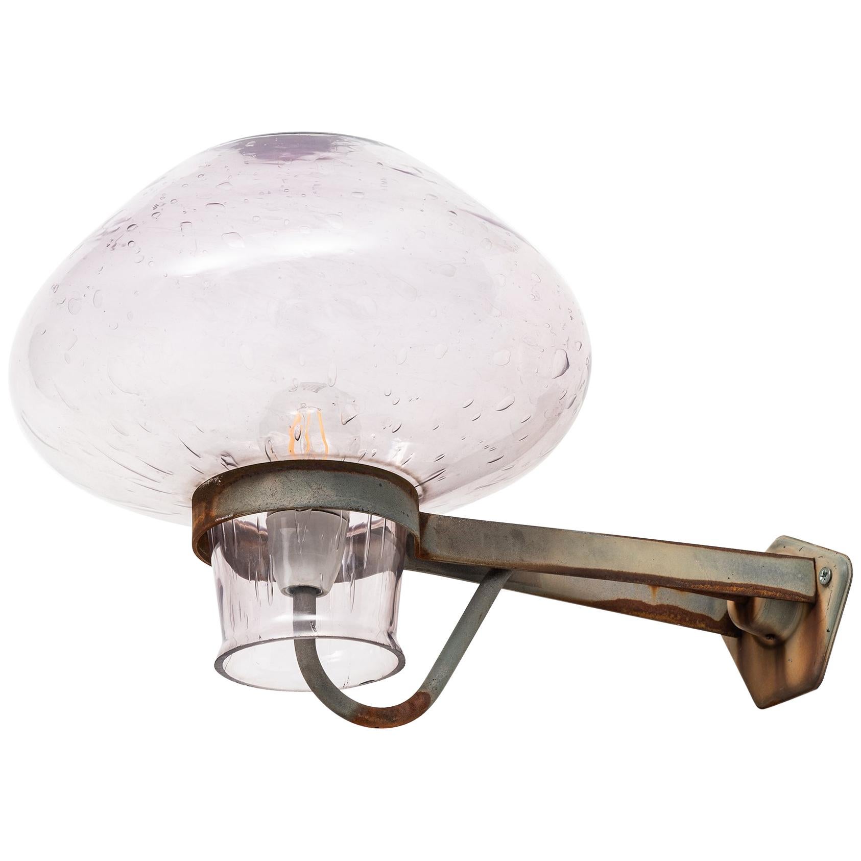 Gunnar Asplund Large Outdoor Wall Lamps by ASEA in Sweden