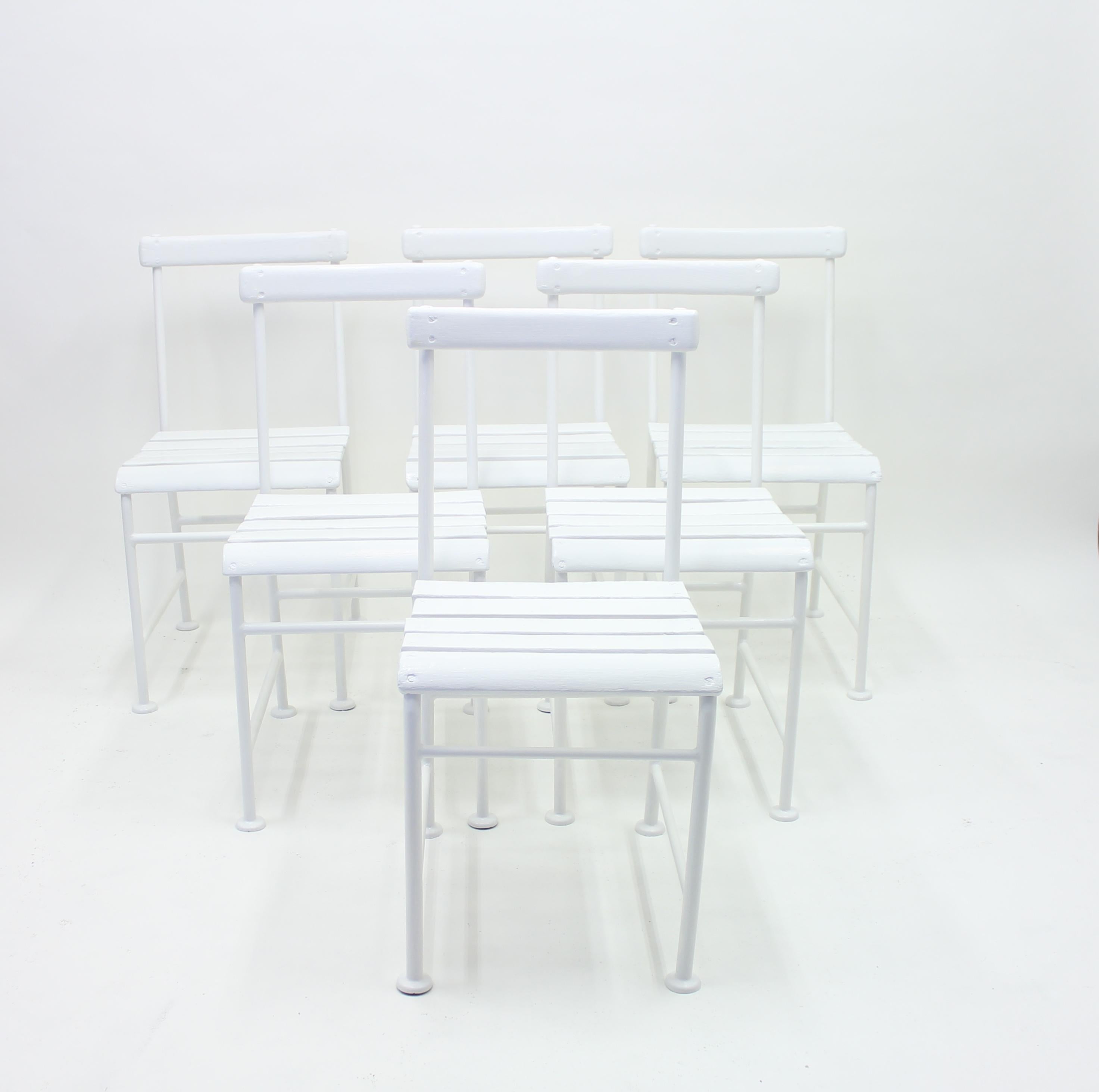 Mid-20th Century Gunnar Asplund, Set of 6 Garden Chairs for Iwan B. Giertz, 1930s