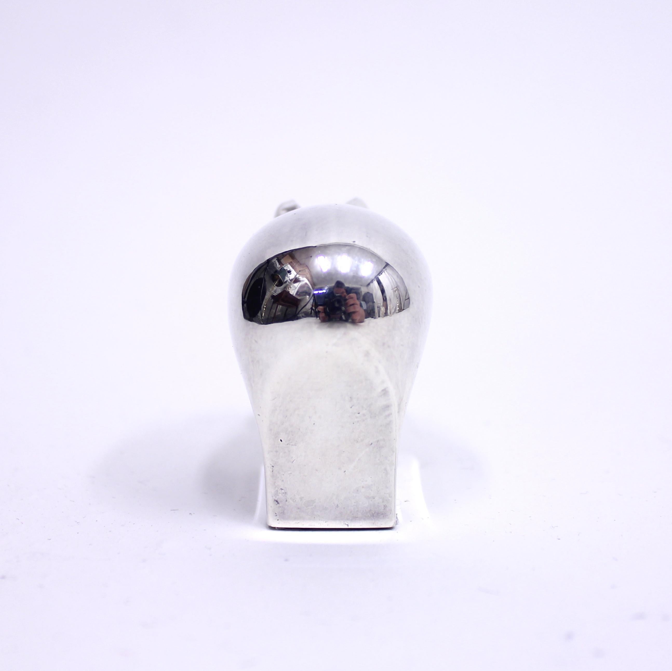 Scandinavian Modern Gunnar Cyrén, paperweight Hippo for Dansk Designs, Japan, 1980s