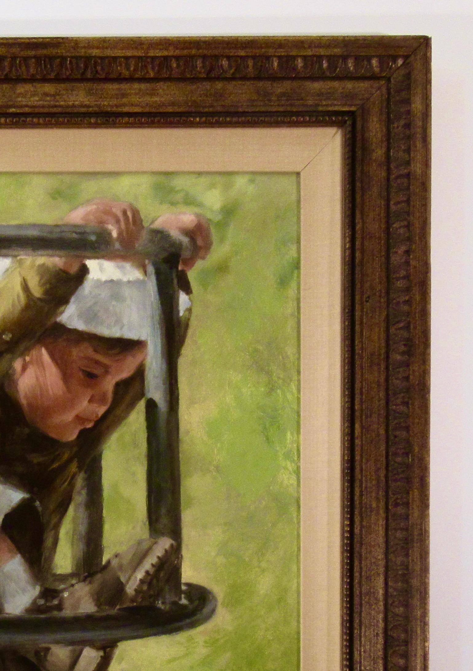 Boy Climbing a Structure For Sale 1