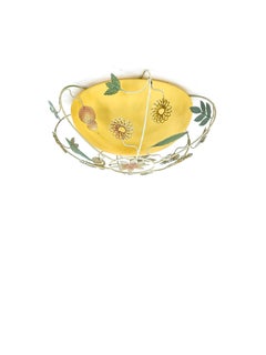 Gunnar Eklöf Ceiling Light for Corona Belysning, Sweden, 1940s
