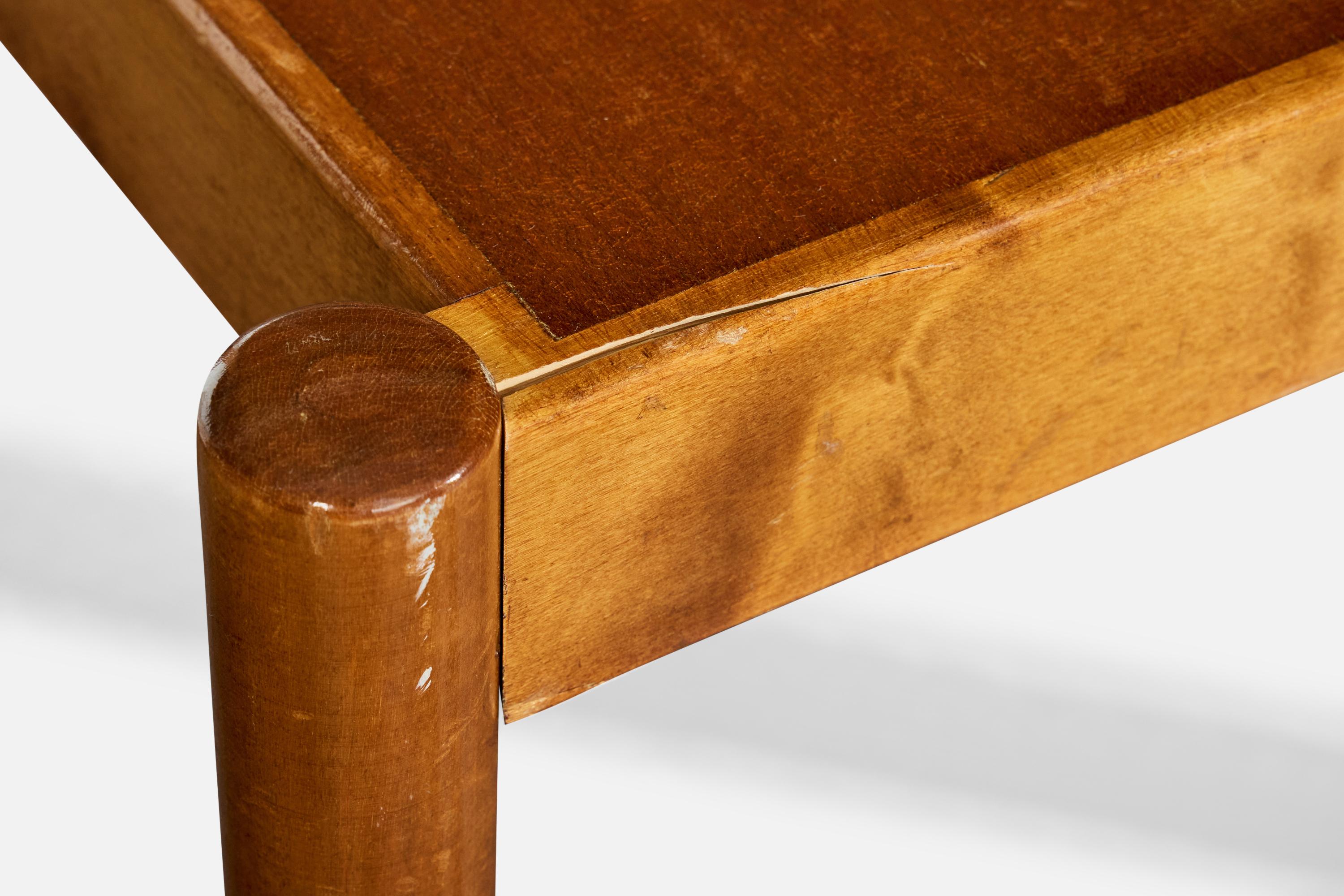 Gunnar Eklöf, Dining Room Chairs, Birch, Mahogany, Finland, 1953 in vendita 7