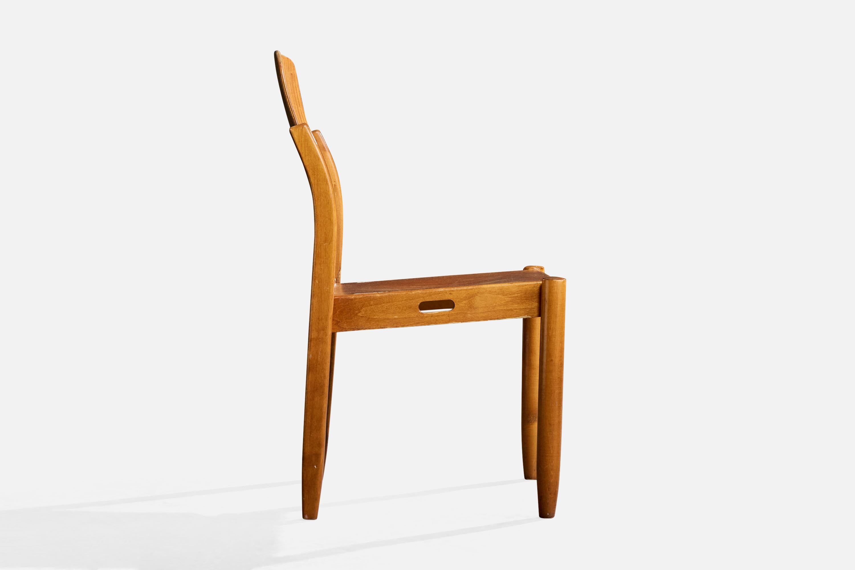Gunnar Eklöf, Dining Room Chairs, Birch, Mahogany, Finland, 1953 en vente 2
