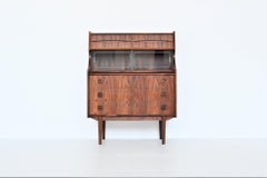 Gunnar Falsig Rosewood Secretary Writing Desk Holstebro Mobelfabrik Denmark 1960