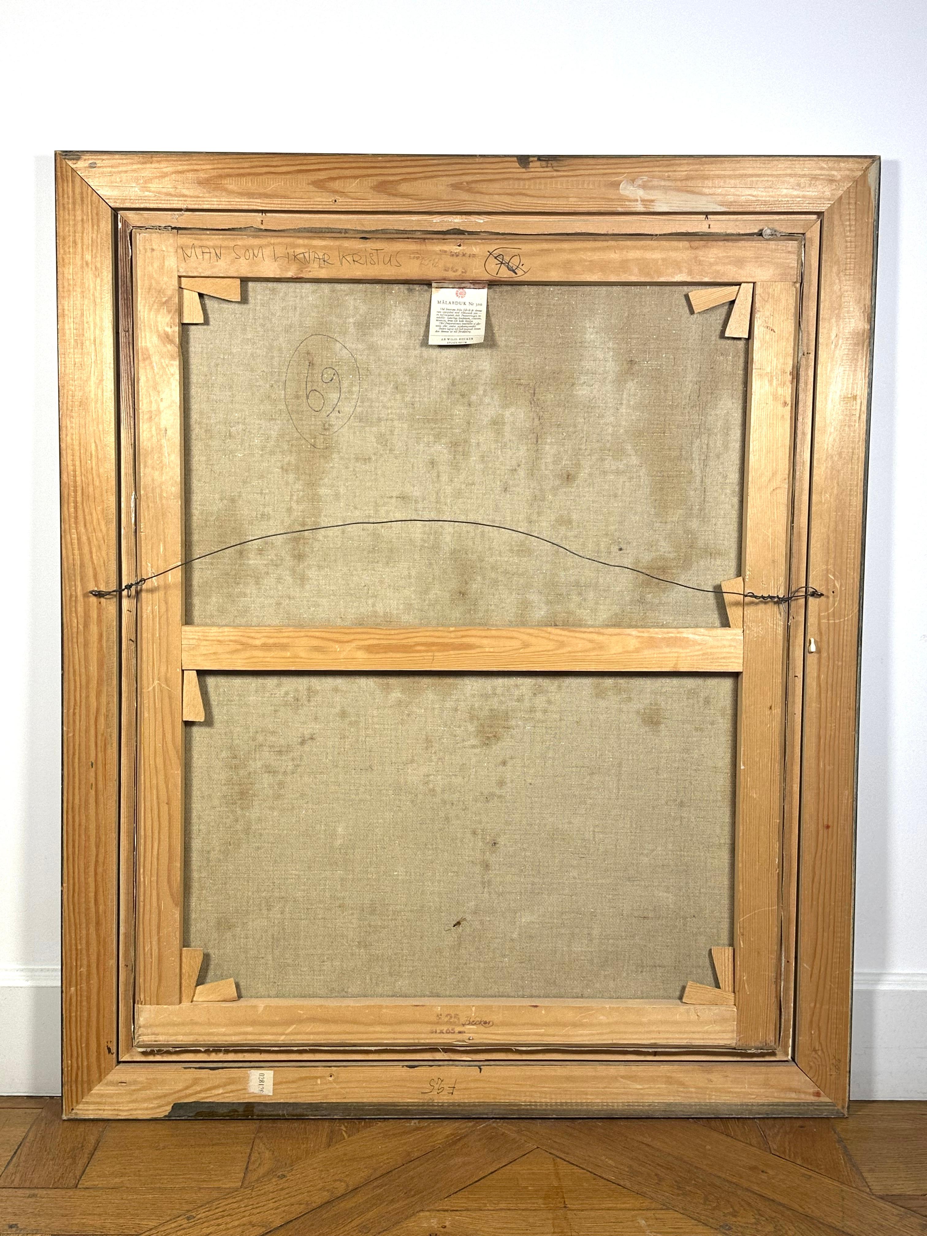 Gunnar Greiber, Gemälde Öl auf Leinwand signiert (Schwedisch) im Angebot