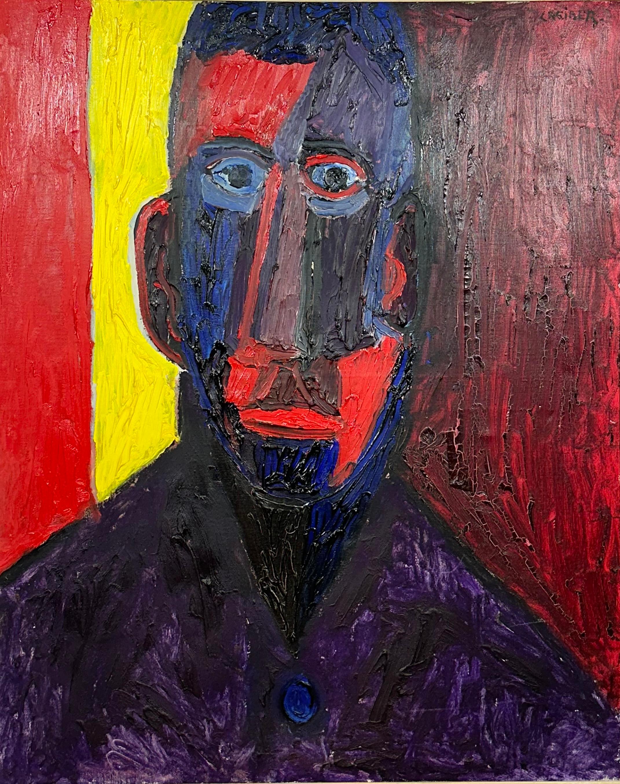Gunnar Greiber, Gemälde Öl auf Leinwand signiert im Zustand „Gut“ im Angebot in Paris, FR