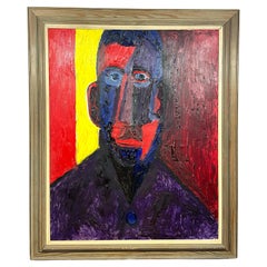 Gunnar Greiber, dipinto olio su tela firmato