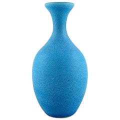 Gunnar Hartman (B. 1949), Sweden, Vase in Glazed Ceramics, Late 20th Century