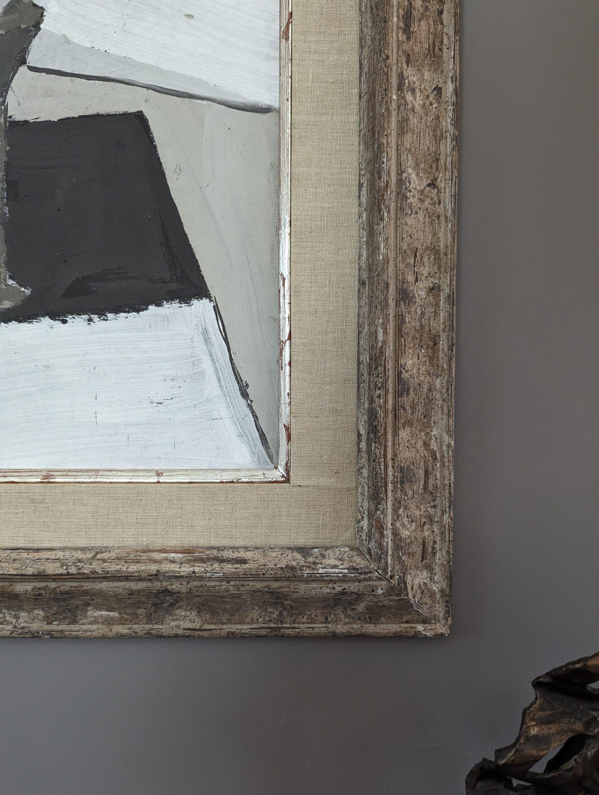 Mid-Century Modern Still Life Oil Painting by Gunnar Hållander - The Green Ball For Sale 7