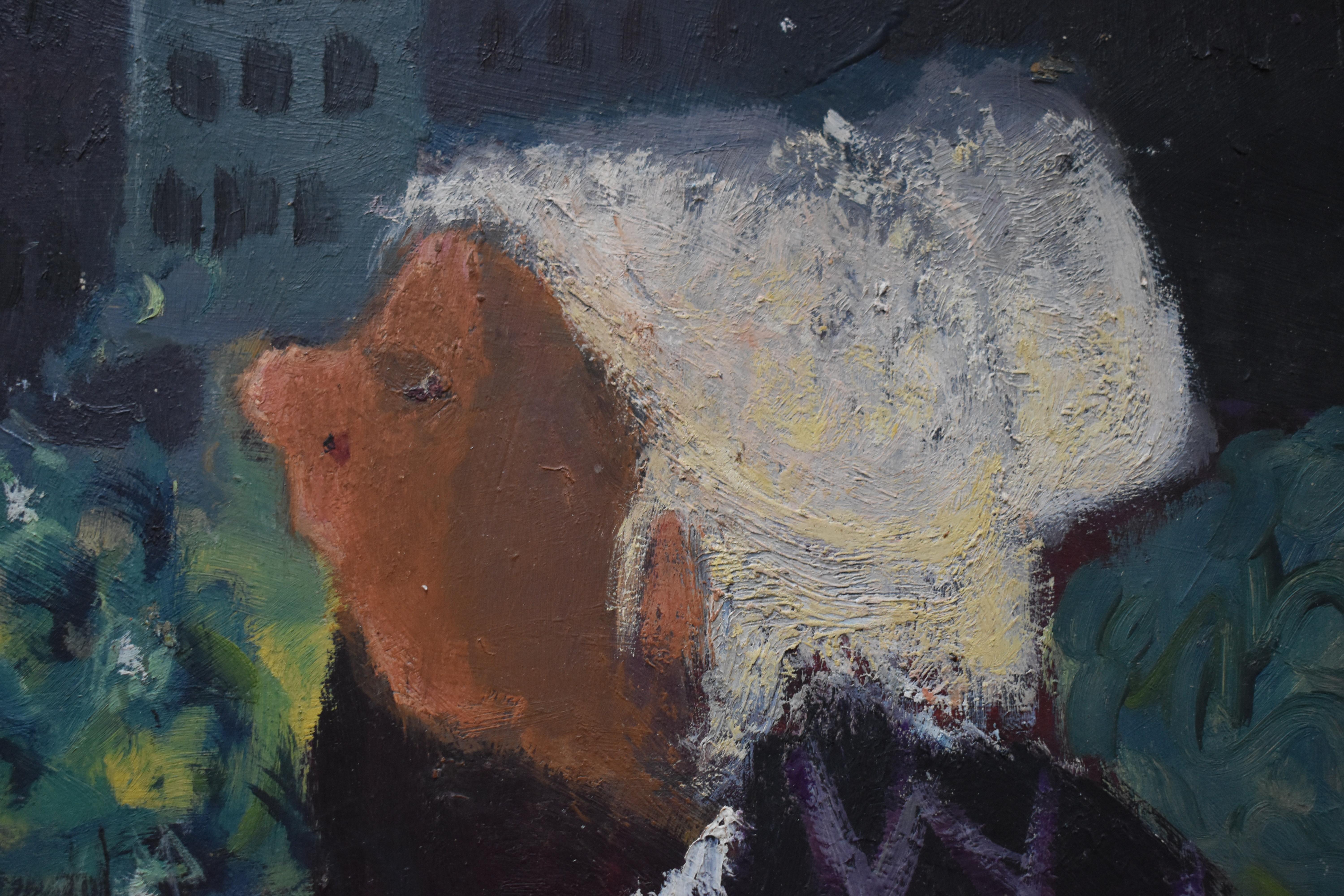 Gunnar JOHNSSON (1917-2007) Scuola svedese c1955 Pittura a olio in vendita 2