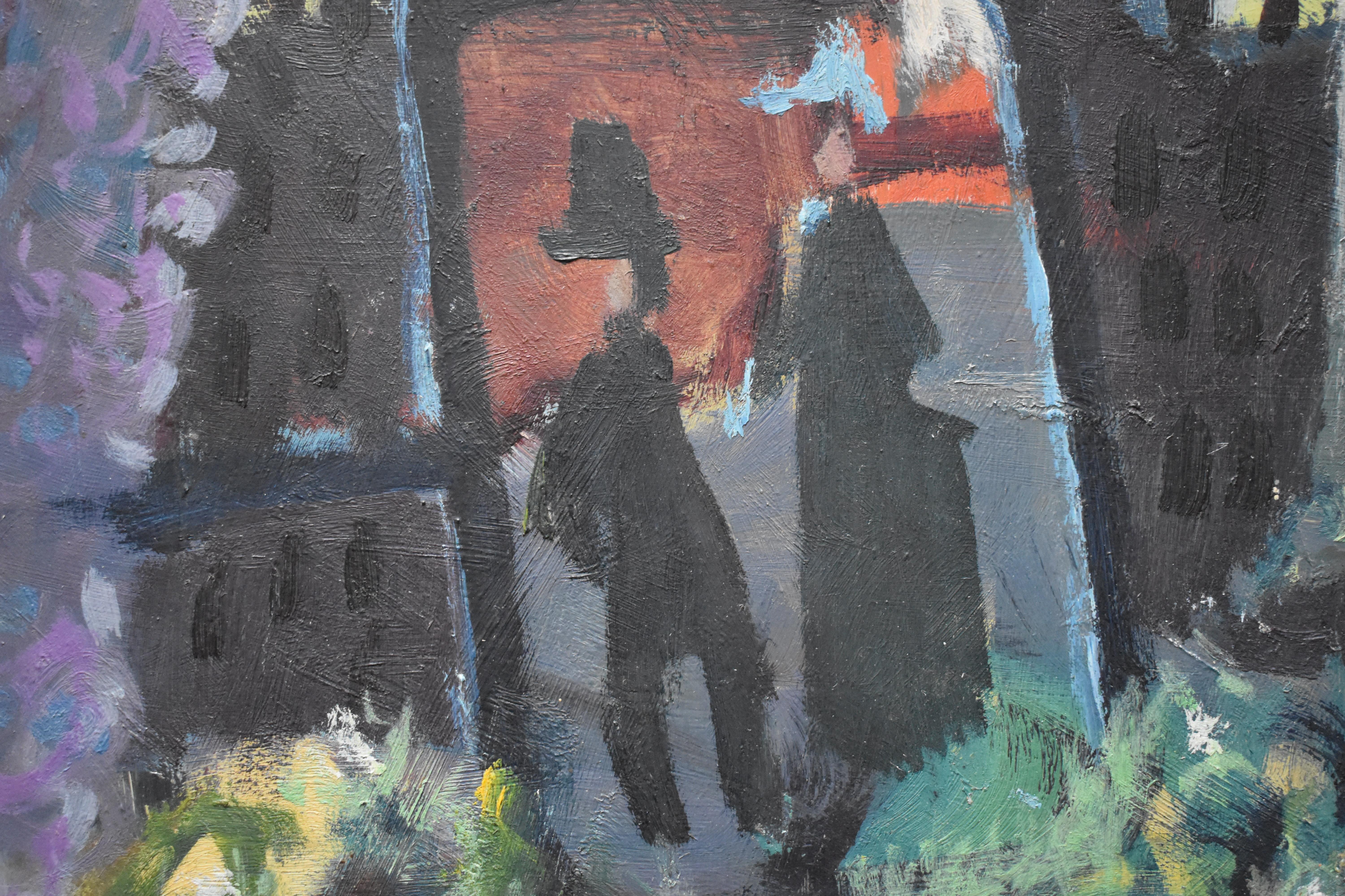Gunnar JOHNSSON (1917-2007) Scuola svedese c1955 Pittura a olio in vendita 3