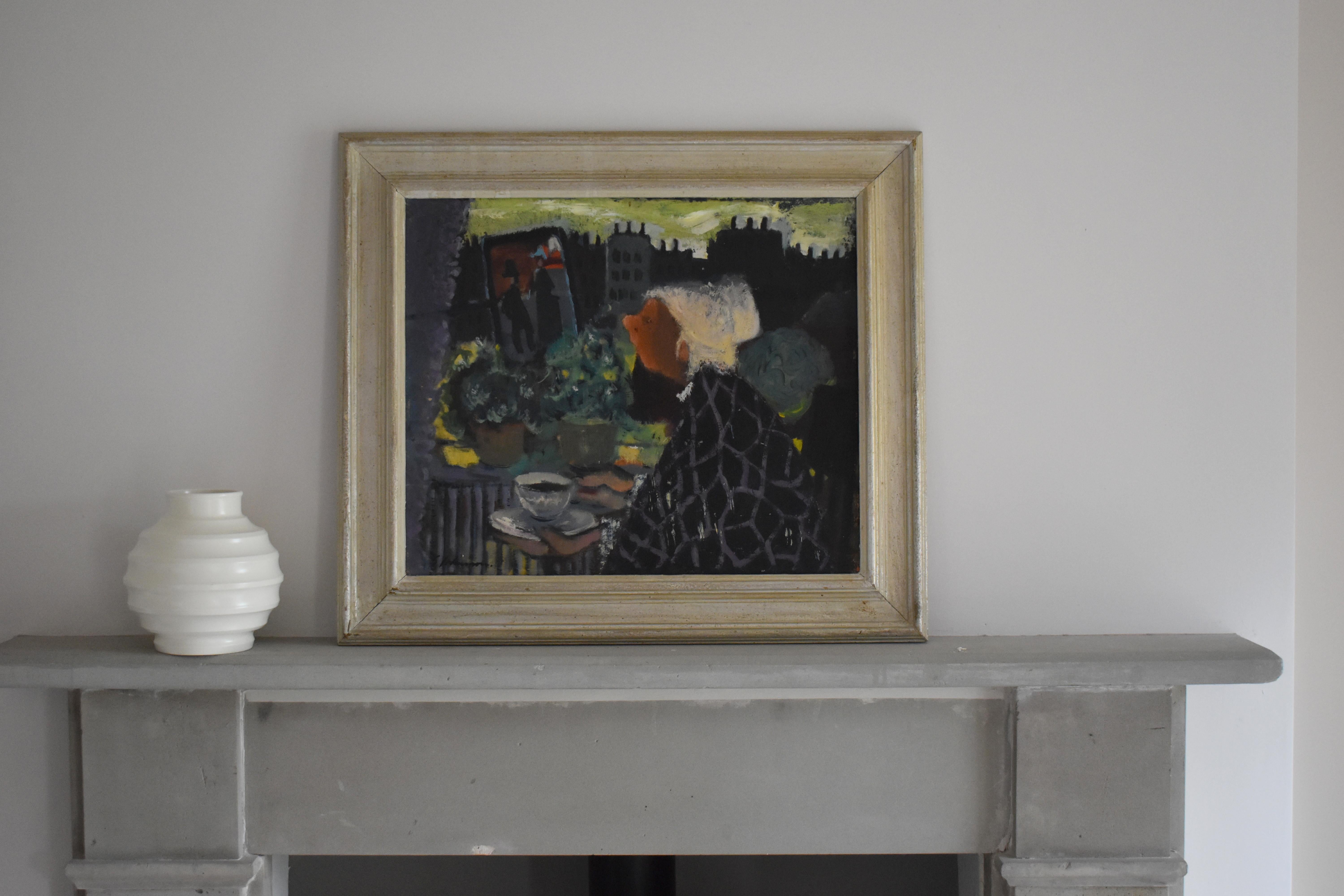 Gunnar JOHNSSON (1917-2007) Scuola svedese c1955 Pittura a olio in vendita 7