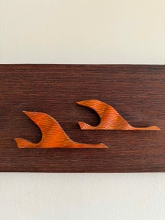 Gunnar Kanevad “Östgötasvanar” Wall Sculpture, Sweden, 1960s