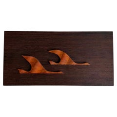 Gunnar Kanevad “Östgötasvanar” Wall Sculpture, Sweden, 1960s
