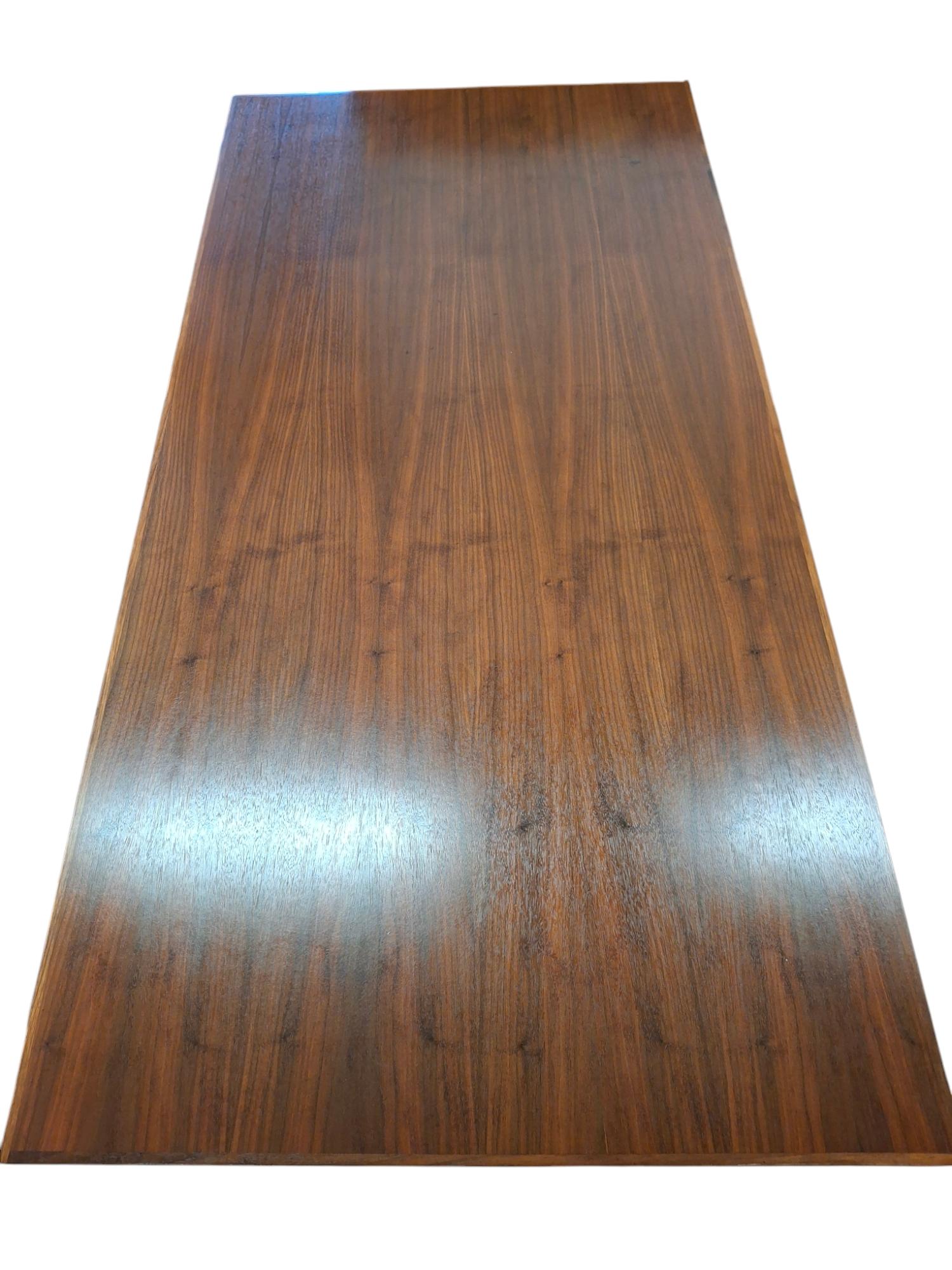 20th Century Gunnar Nielsen Tibergaard Danish Modern Floating Teak Desk For Sale