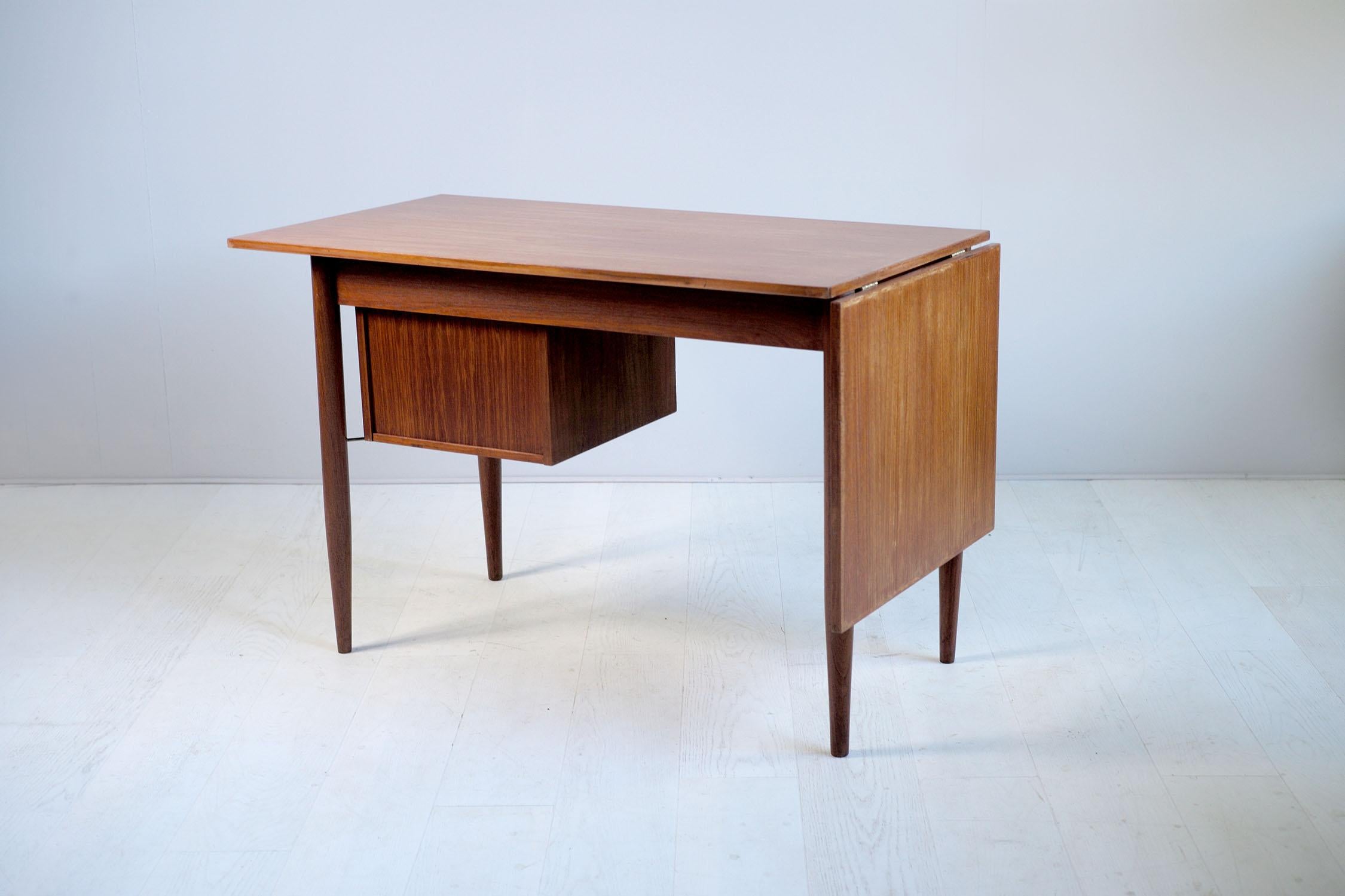 Danish Gunnar Nielsen Tibergaard, Sliding Table Desk, Denmark, 1960
