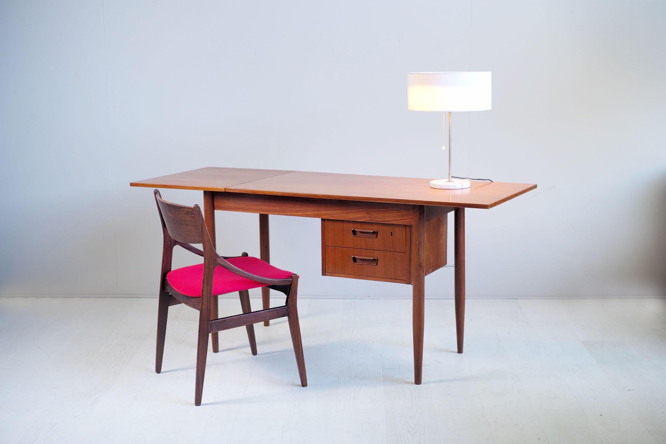 Gunnar Nielsen Tibergaard, Sliding Table Desk, Denmark, 1960 2