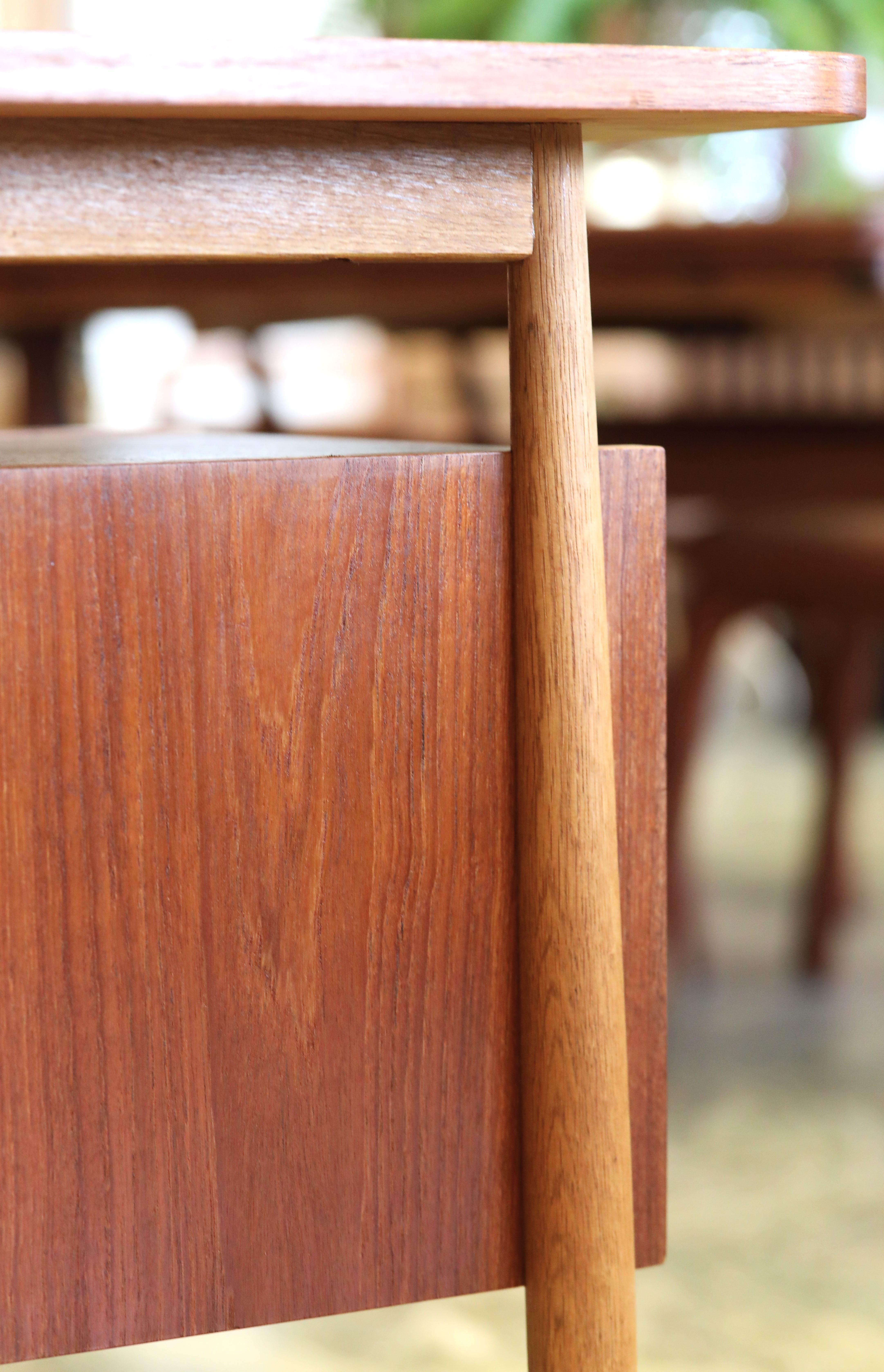 Gunnar Nielsen Tibergaard writing desk in teak 1960s 1