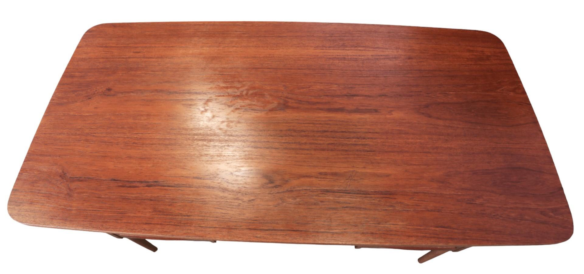 Gunnar Nielsen Tibergaard writing desk in teak 1960s 7
