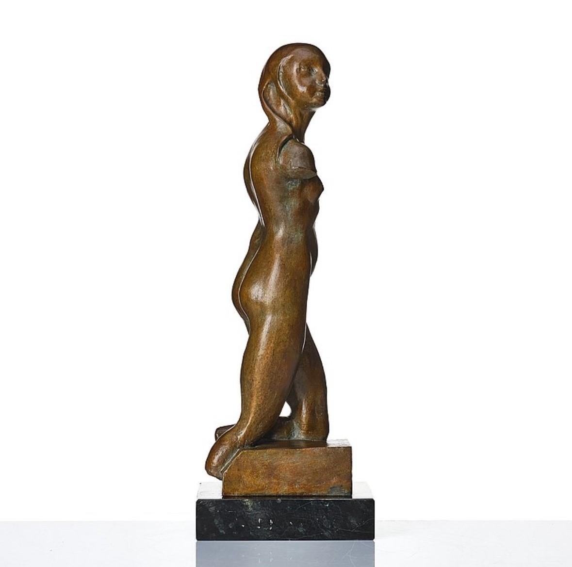 Female torso - French School Sculpture by Gunnar Nilsson