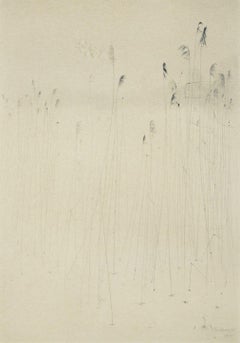 Gunnar Norrman, Sweden. “Vinterstrån”, 1971. Pencil on paper.