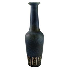 Gunnar Nylund '1904-1997' for Rörstrand, Bottle-Shaped Vase in Glazed Ceramics