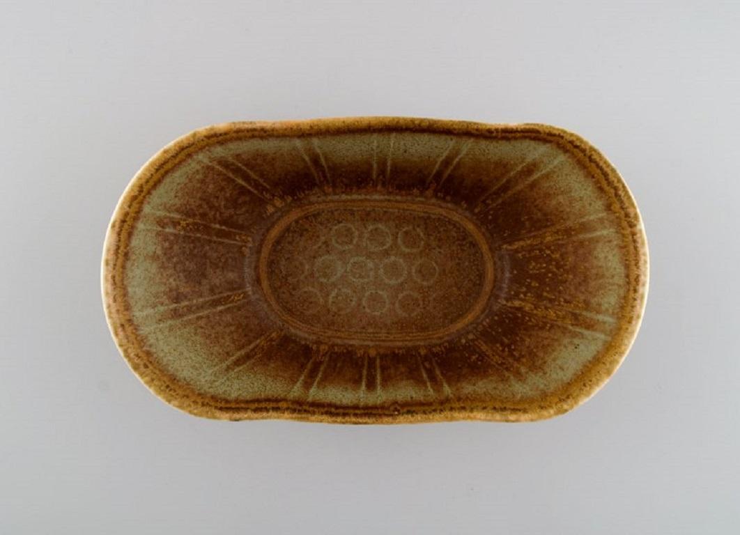 Swedish Gunnar Nylund '1904-1997' for Rörstrand, Bowl in Glazed Ceramics, Mid-20th C For Sale