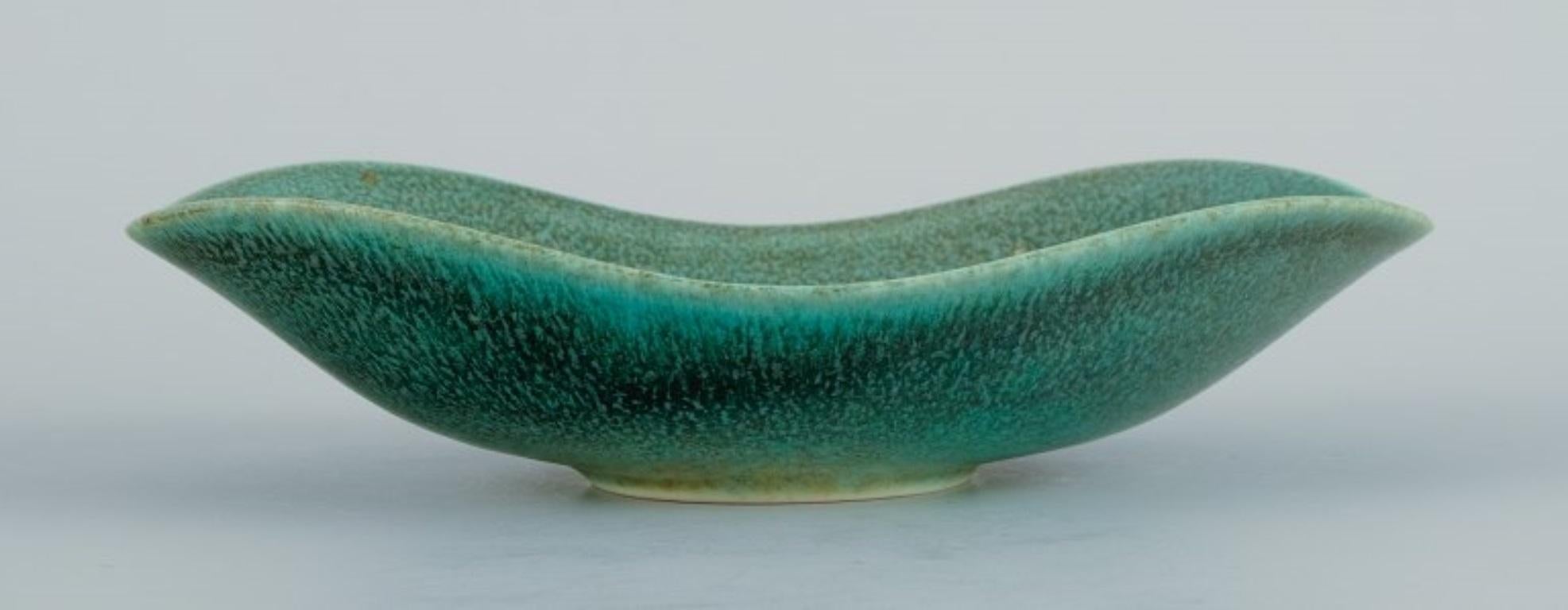 Swedish Gunnar Nylund '1904–1997' for Rörstrand, Ceramic Bowl in Organic Shape For Sale