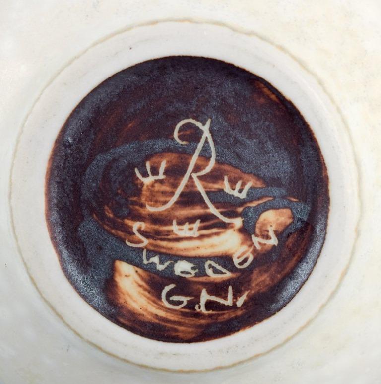 Glazed Gunnar Nylund for Rörstrand, Ceramic Jug in the Eggshell Glaze