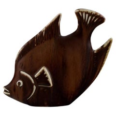 Gunnar Nylund for Rörstrand, Fish in Glazed Ceramics