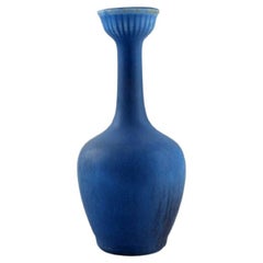 Gunnar Nylund for Rörstrand, Narrow Neck Vase in Glazed Ceramics