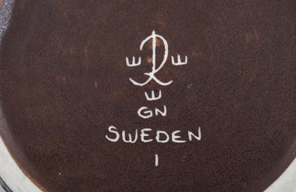 Mid-20th Century Gunnar Nylund '1904-1997' for Rörstrand, Round Bowl in Glazed Stoneware