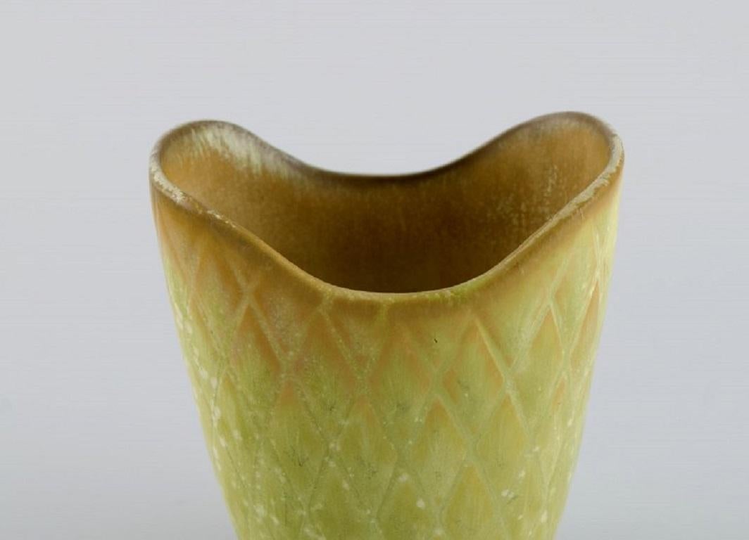 Swedish Gunnar Nylund for Rörstrand, Small Vase in Glazed Ceramics