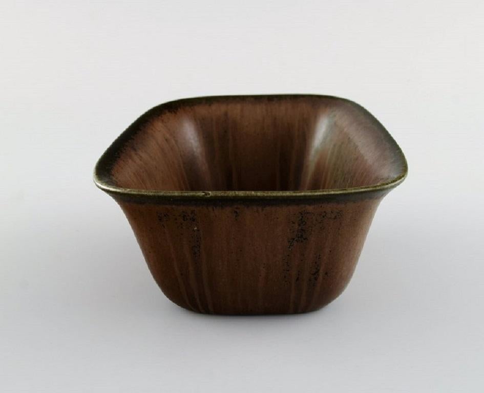 Swedish Gunnar Nylund '1904-1997' for Rörstrand, Two Bowls in Glazed Ceramics For Sale