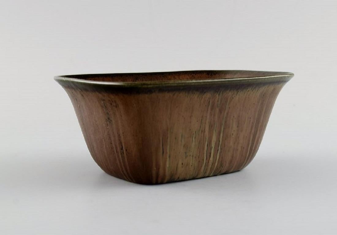 Gunnar Nylund '1904-1997' for Rörstrand, Two Bowls in Glazed Ceramics In Excellent Condition For Sale In Copenhagen, DK