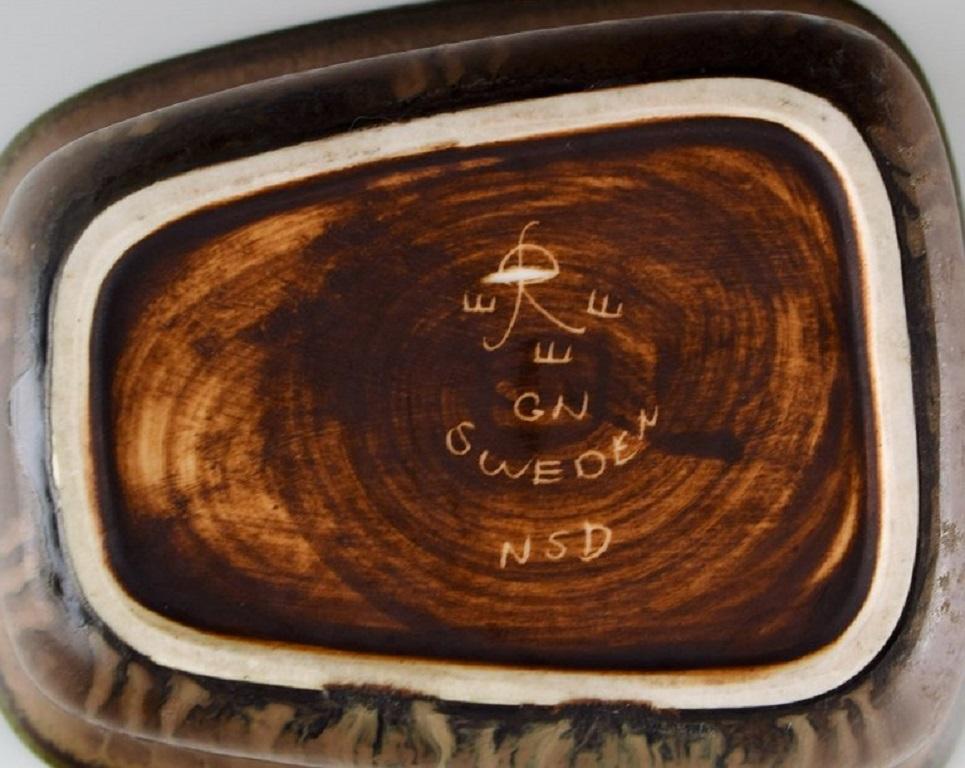 20ième siècle Gunnar Nylund '1904-1997' pour Rörstrand, deux bols en céramique émaillée en vente