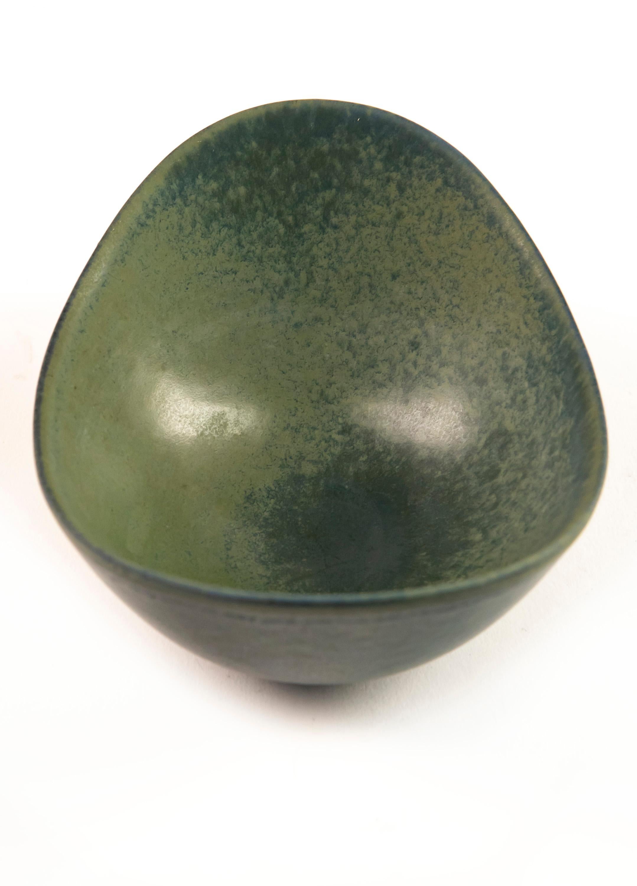 Ciotola media in gres blu-verde Gunnar Nylund 