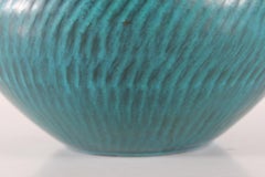 Gunnar Nylund Bowl by Nymølle, Turquoise-Blue Glaze 1960s - Mid-century Denmark