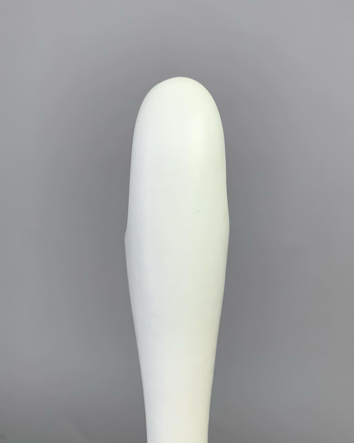 Gunnar Nylund Caolina Vase White Glazed Stoneware Carrara Rörstrand Sweden For Sale 2