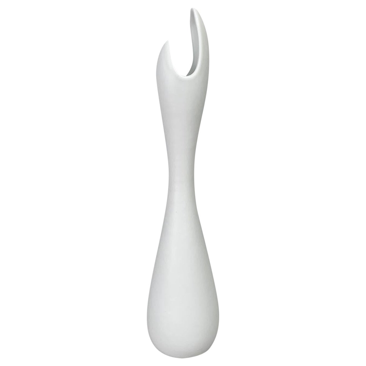 Gunnar Nylund vase Caolina grès émaillé blanc de Carrare Rrstrand Suède