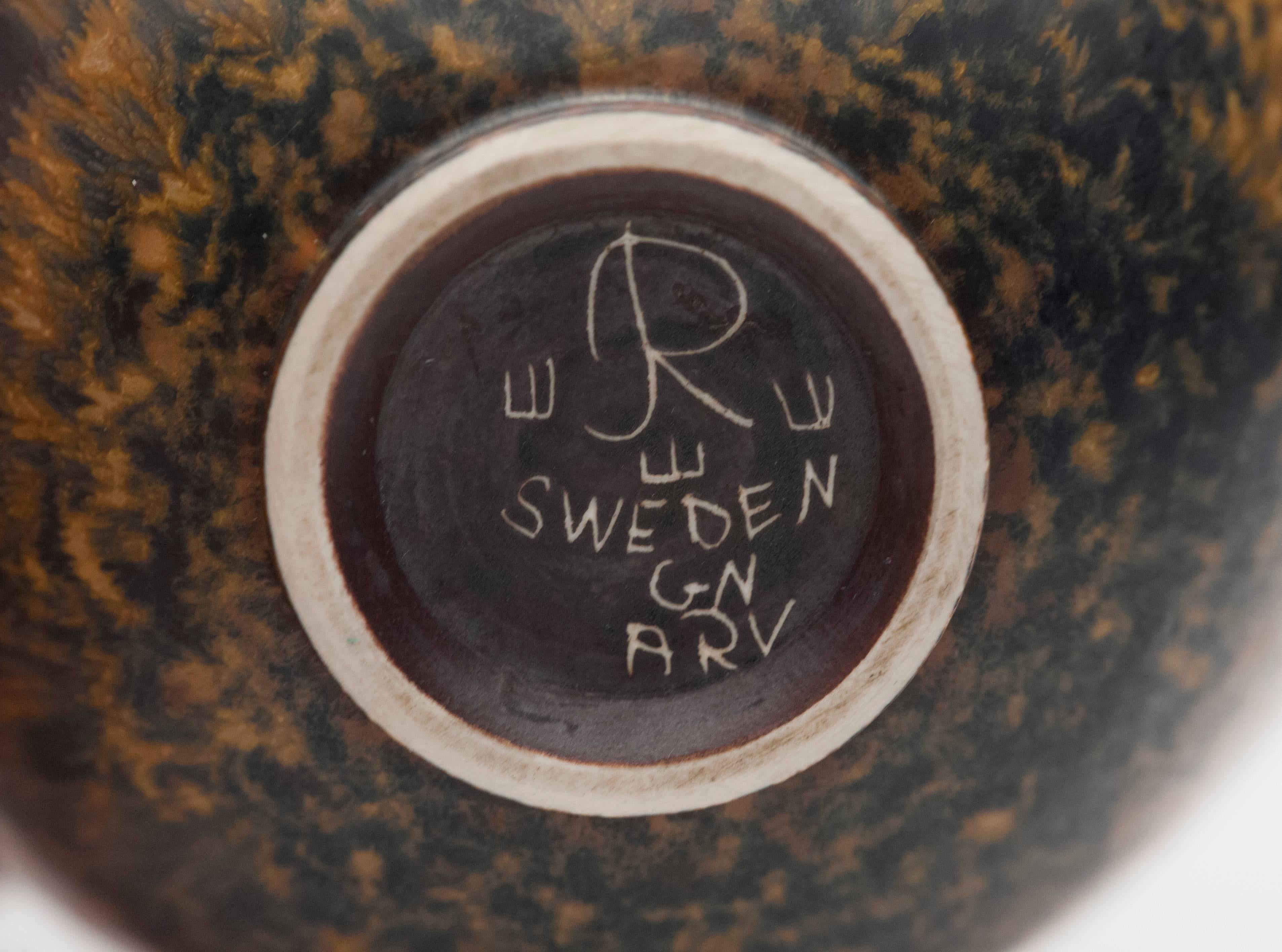Gunnar Nylund Ceramic Haresfur Bowl Rorstrand 3