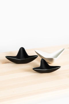 Gunnar Nylund Ceramic Bowls Model Caolina by Rörstrand in Sweden