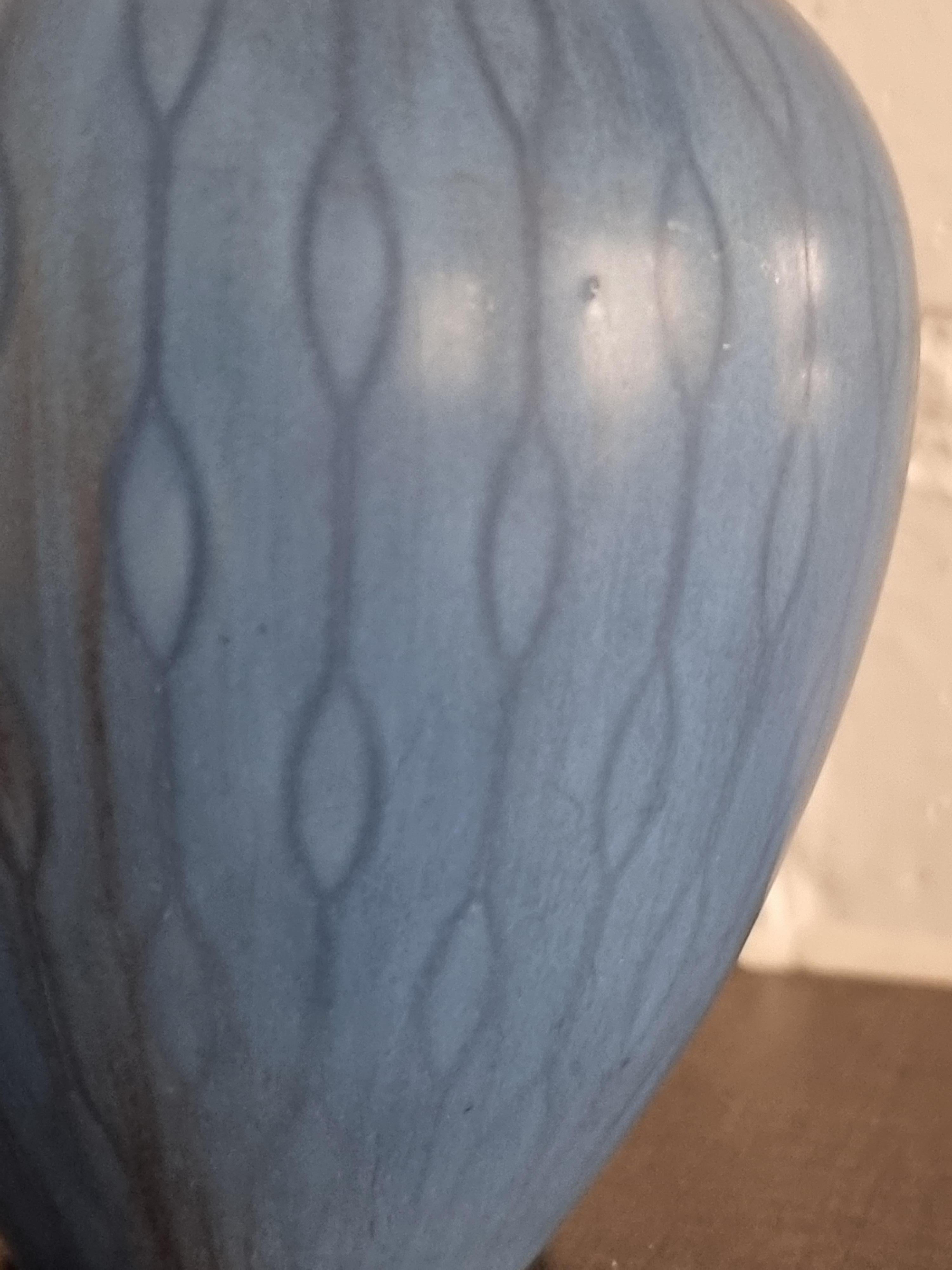 Gunnar Nylund, Ceramic Carafe/Vase with Rare Pattern, Scandinavian Modern In Good Condition For Sale In Stockholm, SE