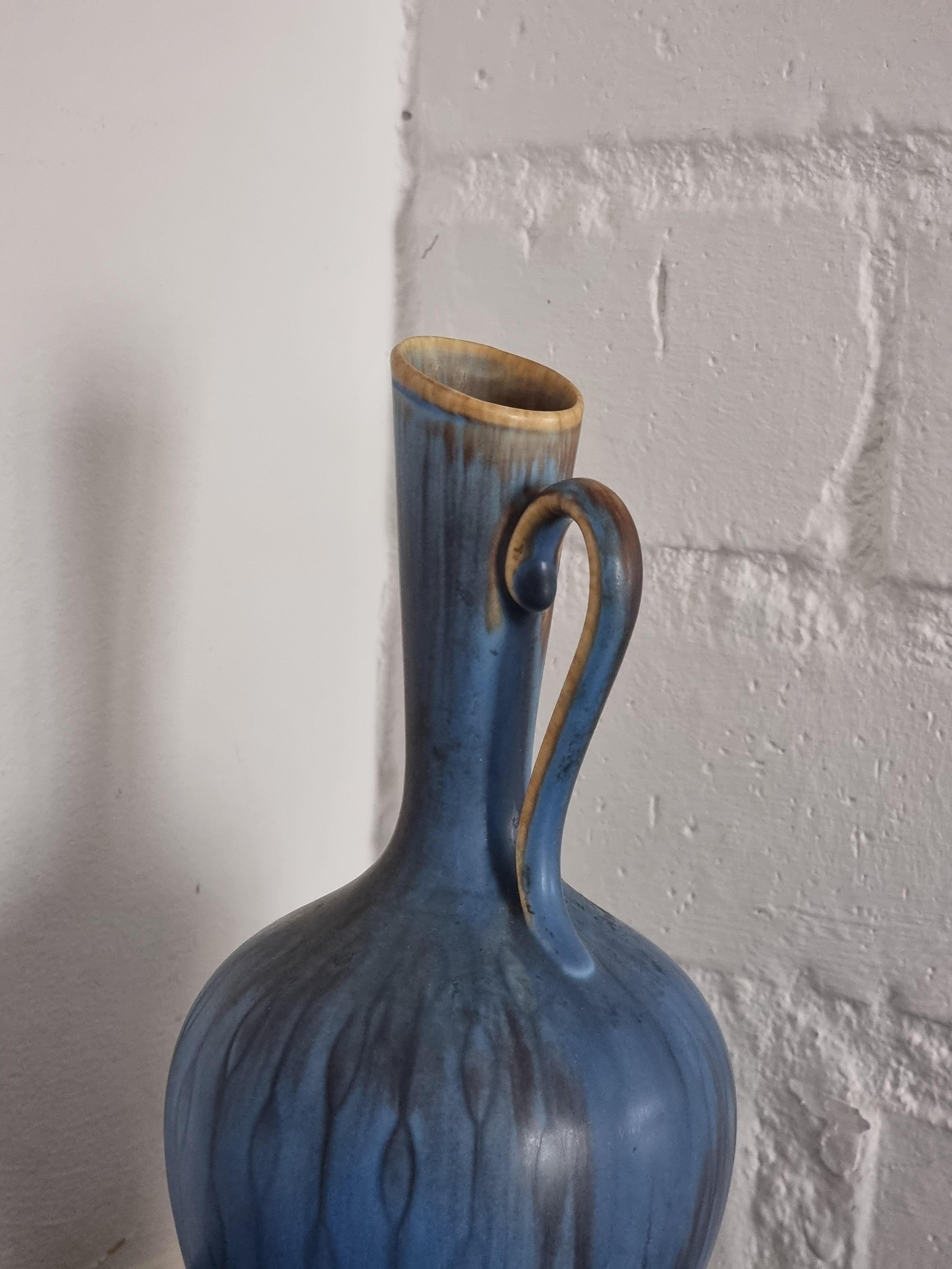 Gunnar Nylund, Carafe/vase en céramique avec motif rare, Scandinavian Modern Bon état - En vente à Stockholm, SE