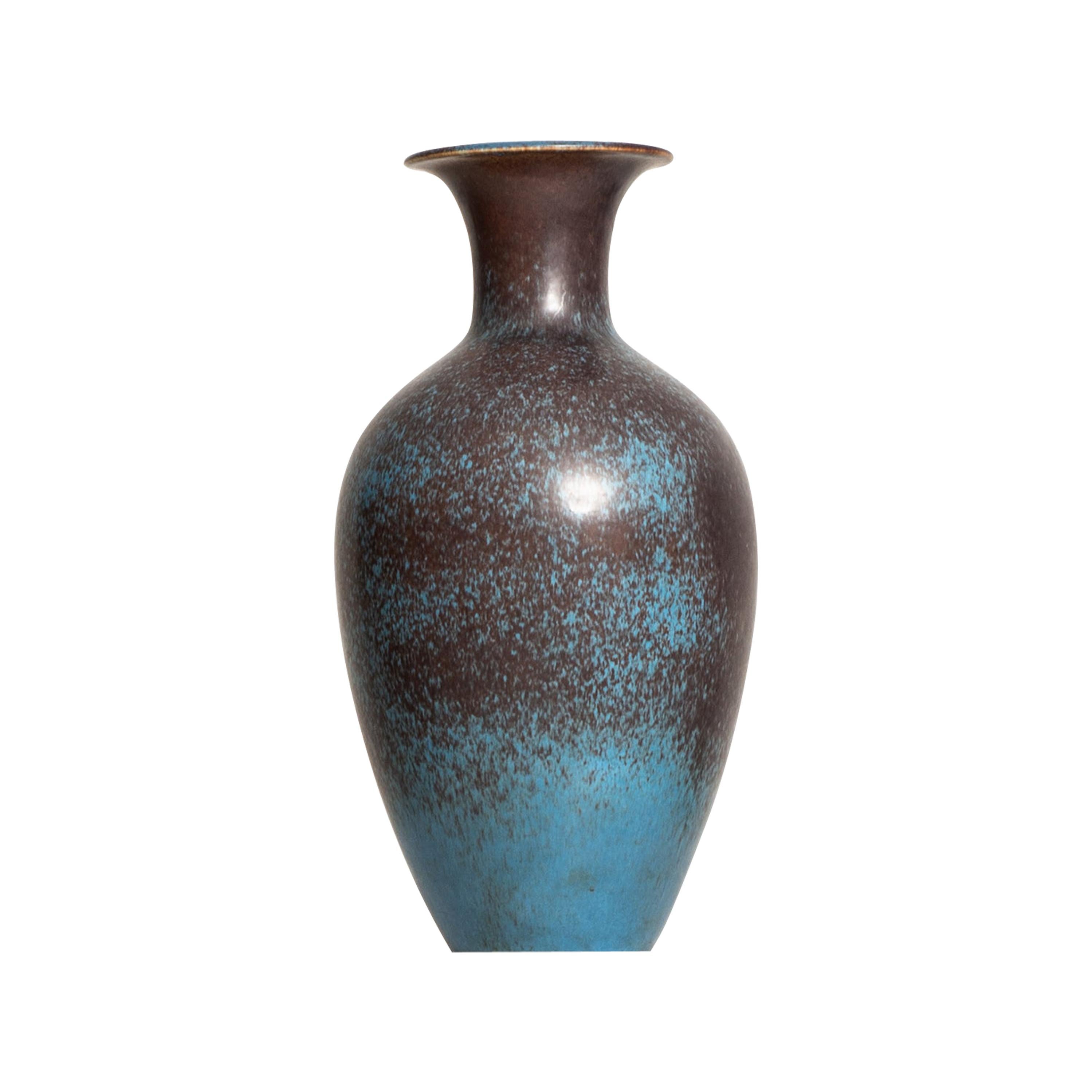 Gunnar Nylund Ceramic Floor Vase Produced by Rörstrand in Sweden