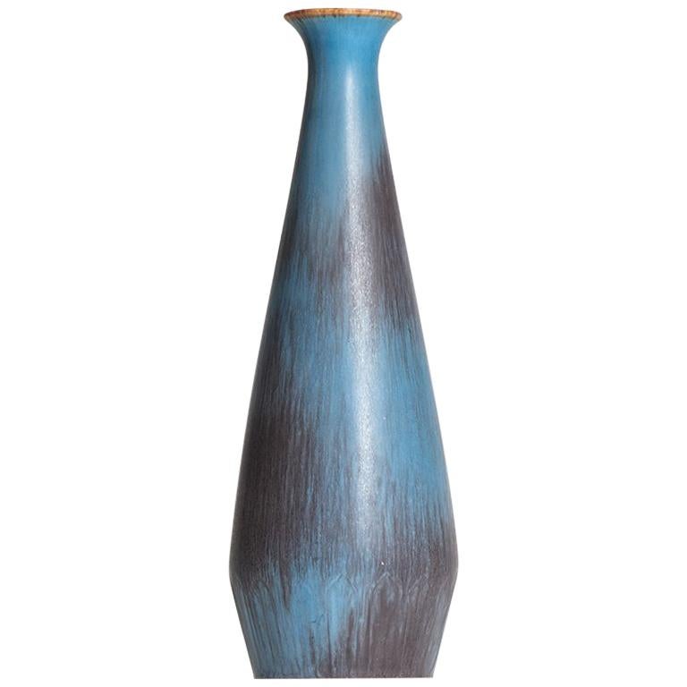 Gunnar Nylund Ceramic Vase by Rörstrand in Sweden For Sale