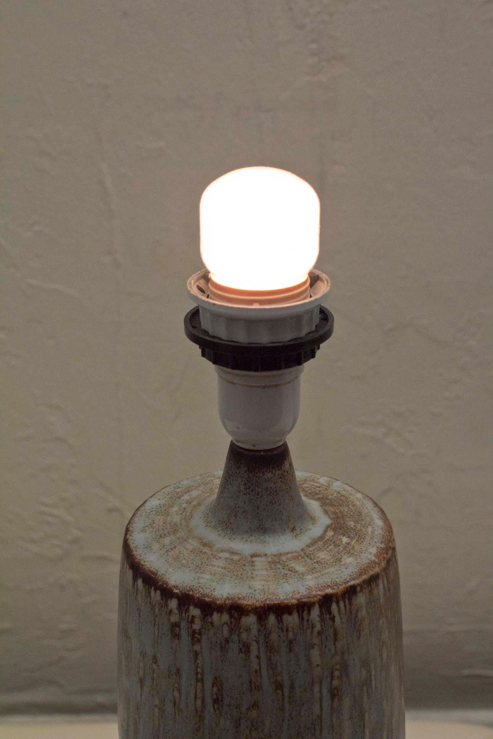 Scandinavian Modern Gunnar Nylund Ceramics Lamp “Rubus” for Rörstrand, Sweden, 1950s-1960s For Sale