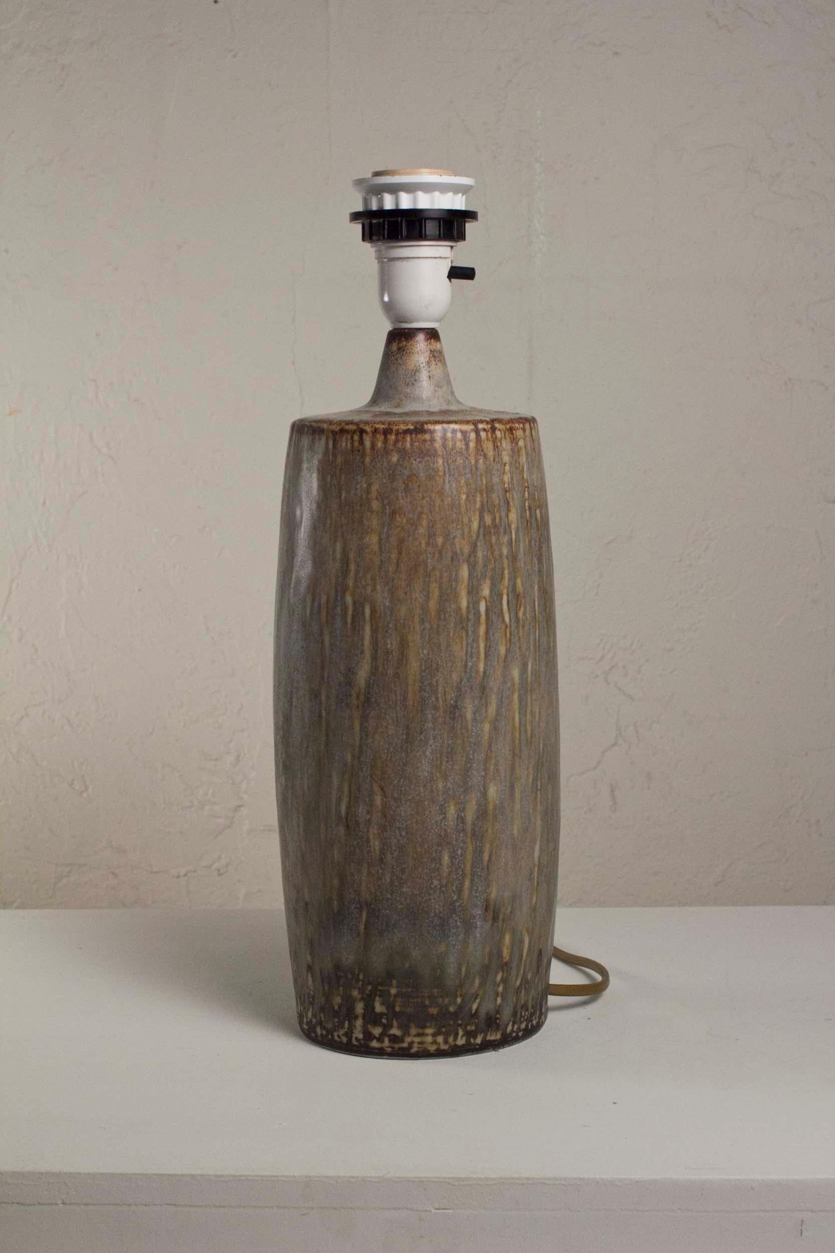 20th Century Gunnar Nylund Ceramics Lamp “Rubus” for Rörstrand, Sweden, 1950s-1960s For Sale