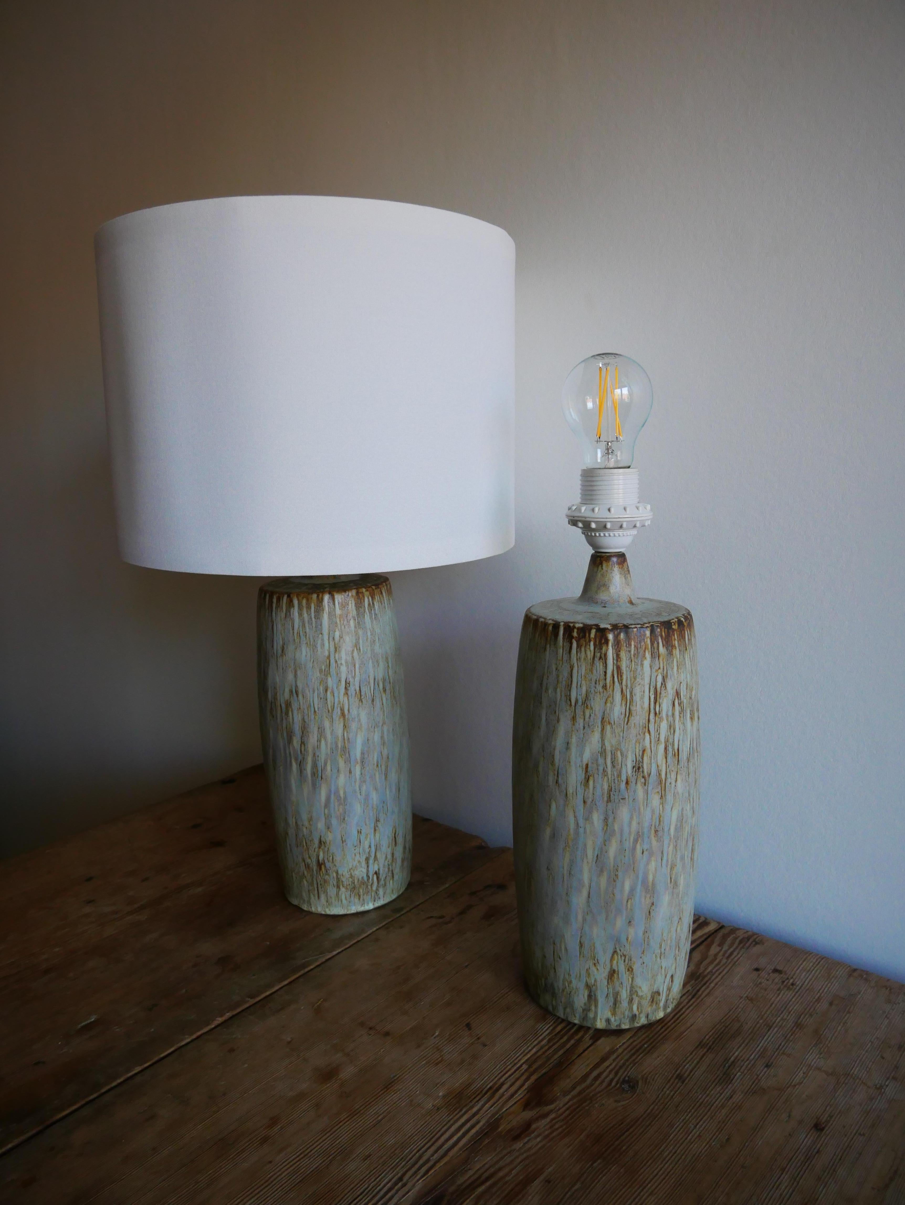 Gunnar Nylund Ceramics Lamps “Rubus” for Rörstrand, Sweden, 1950s-1960s 5