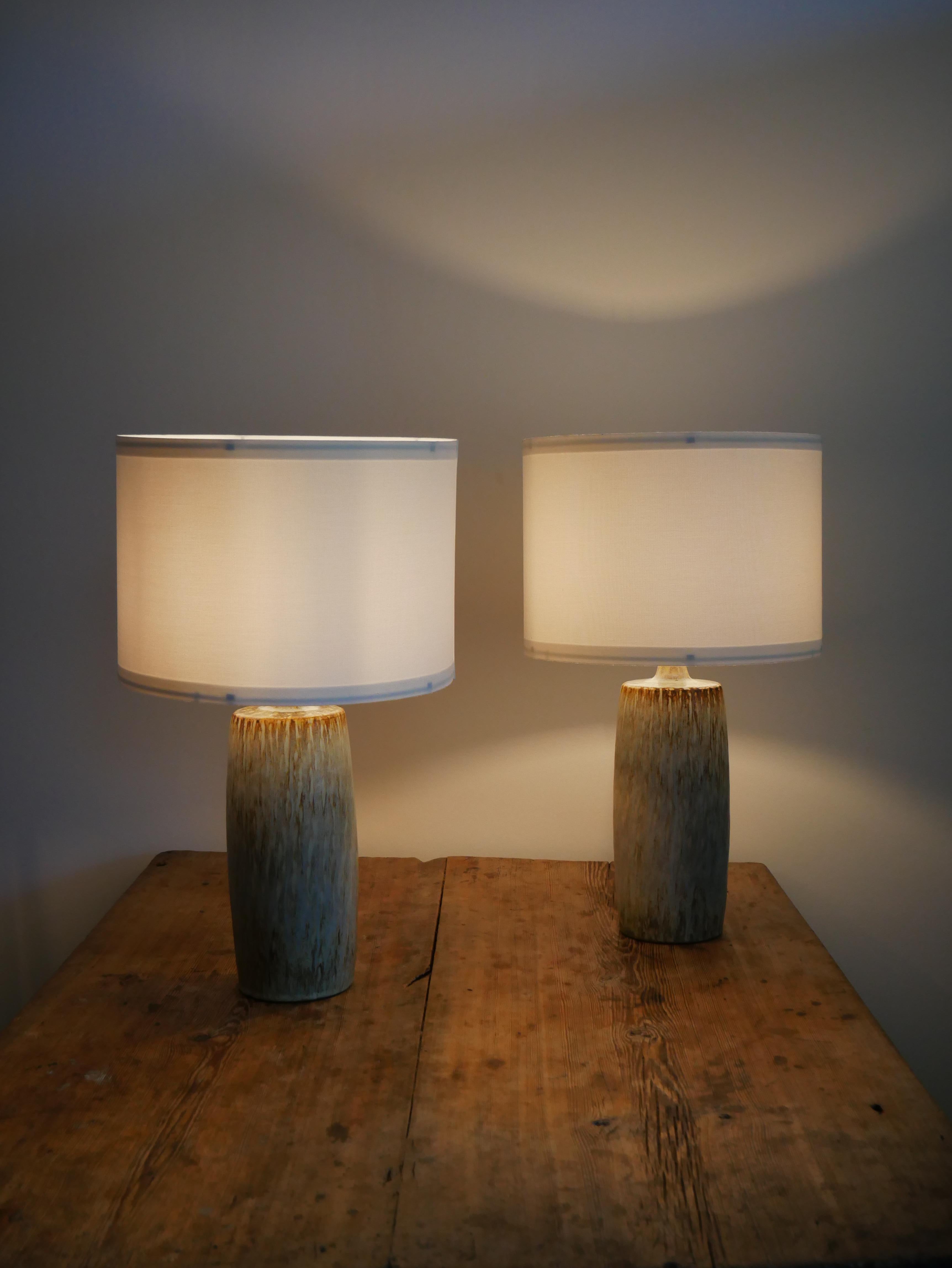 Gunnar Nylund Ceramics Lamps “Rubus” for Rörstrand, Sweden, 1950s-1960s 6